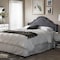 Baxton Studio Rita Modern Dark Grey Upholstered Queen Size Headboard 124-6874 - alternate 3